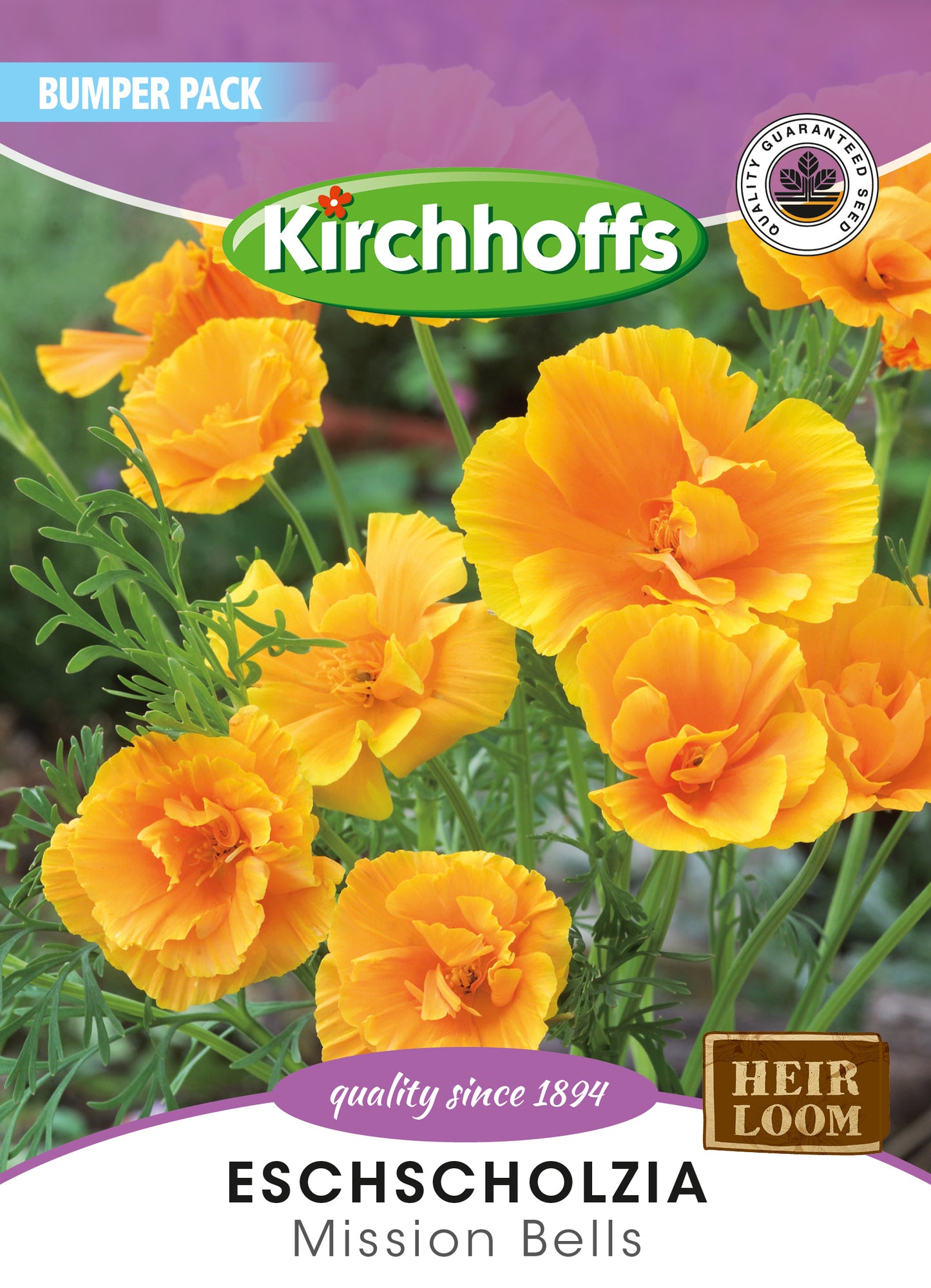 Escholtzia Mission Bell Mix (California Poppy) Seed