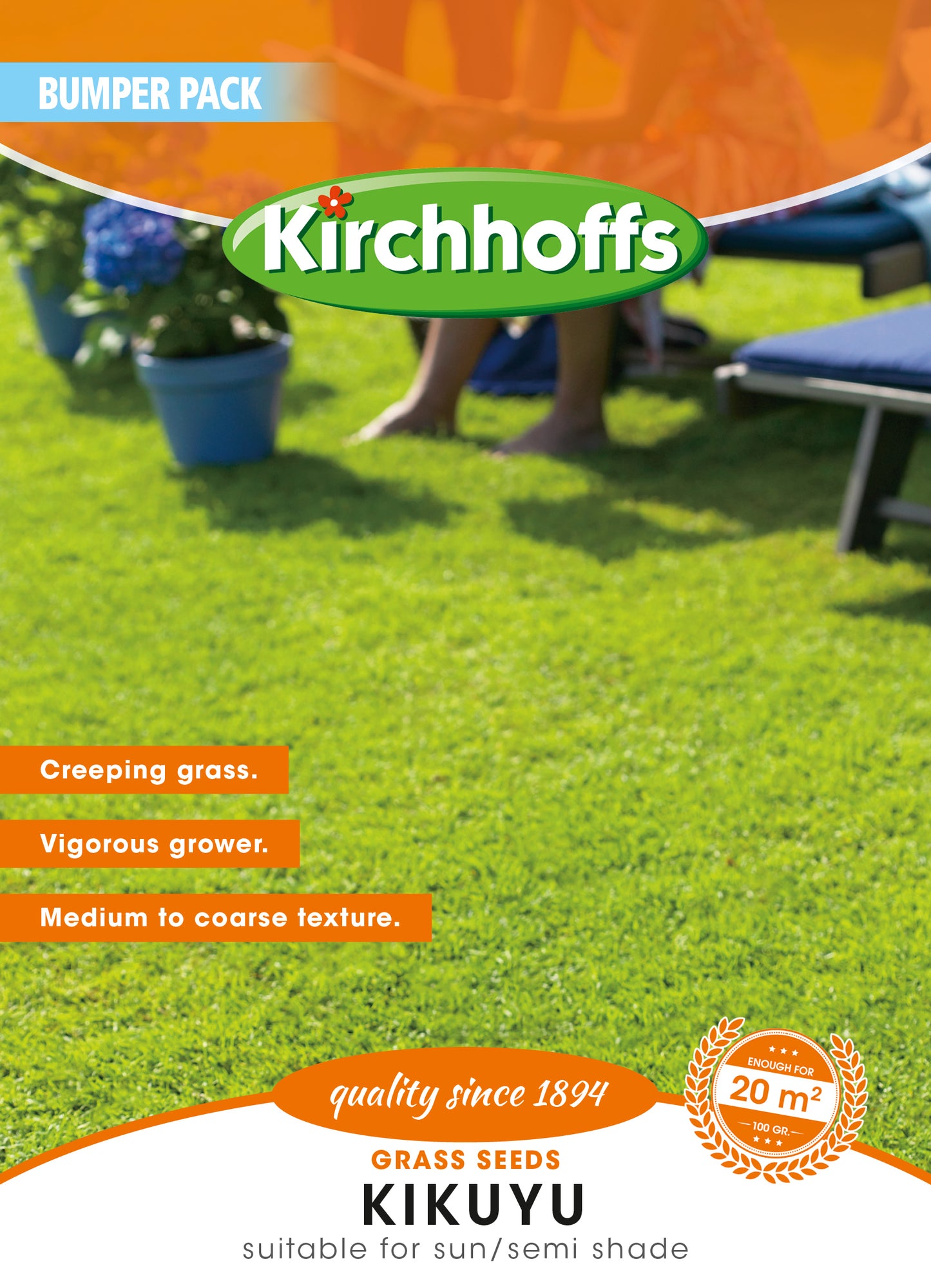 Kikuyu Whittet Lawn Seed