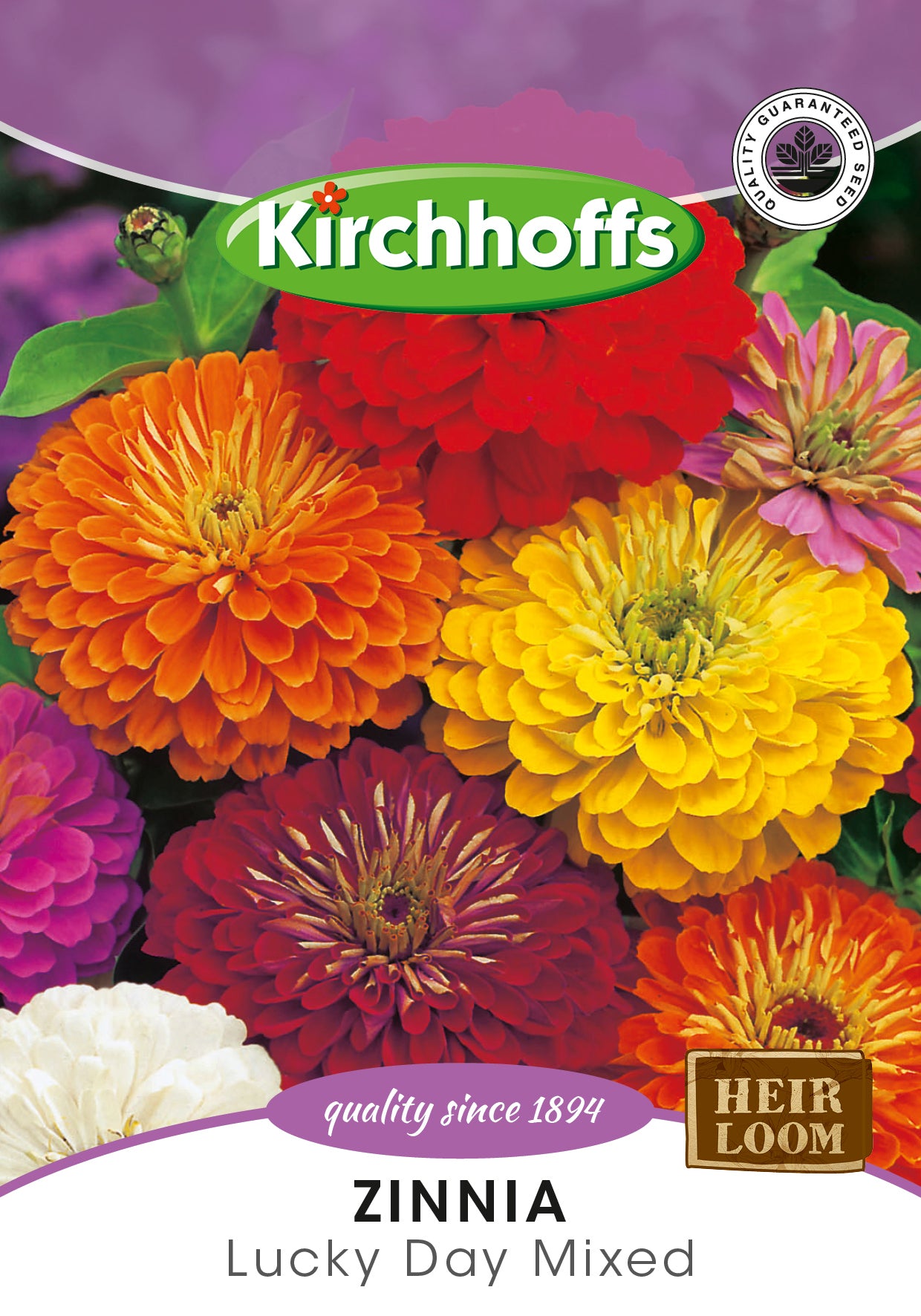 Zinnia Dahlia Flower Formula Mix Seed