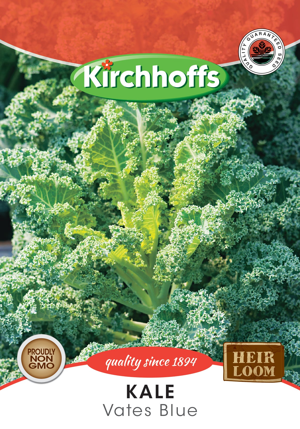 Kale Vates Blue Curled Seed