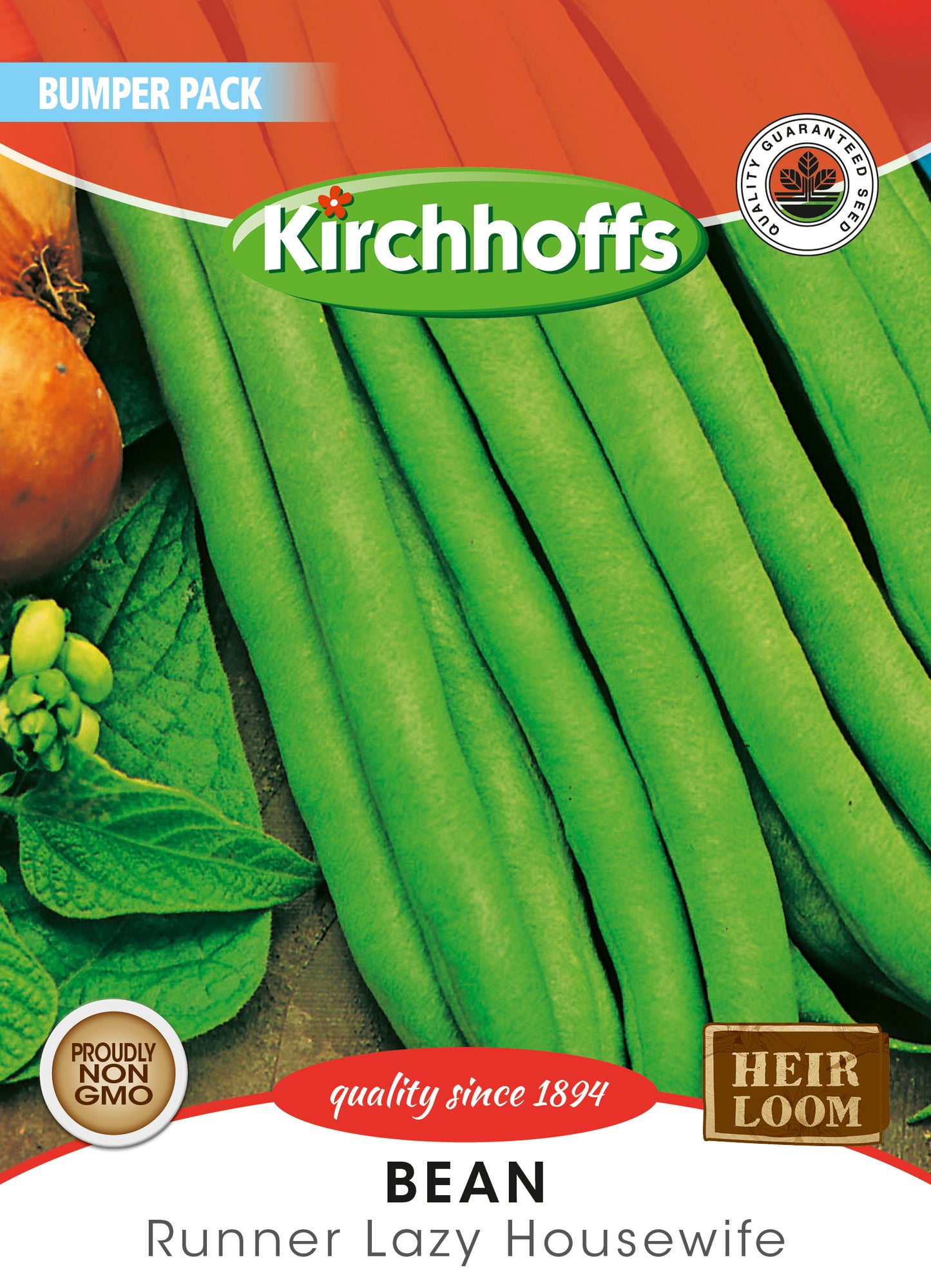 Beans Runner Lazy Housewife (Runner Variety) Seed