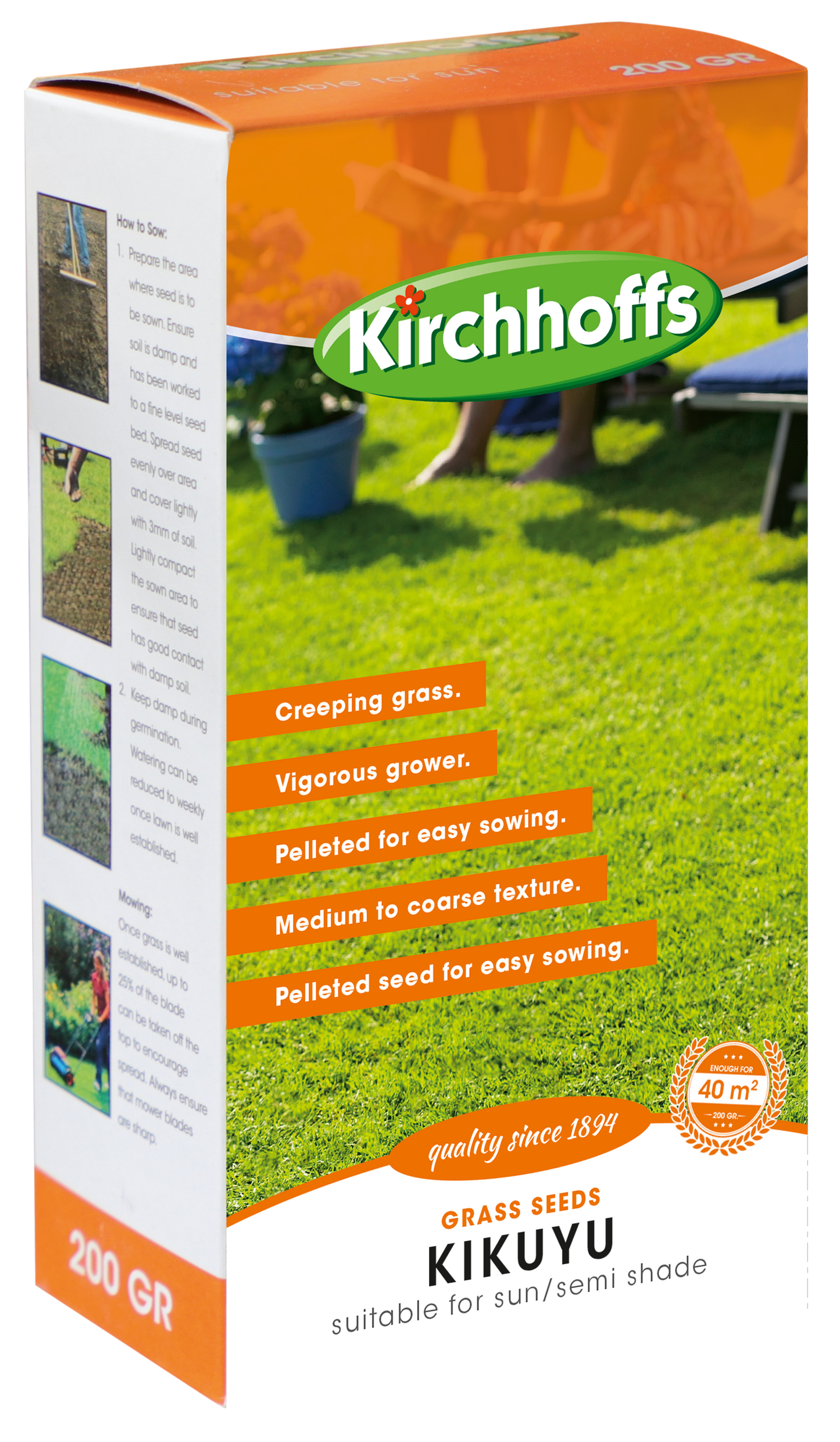 Kikuyu Whittet Lawn Seed