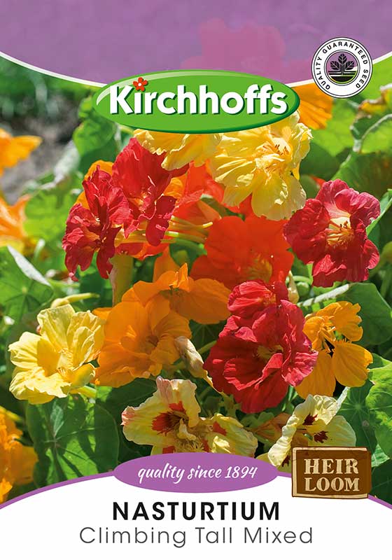 Nasturtium Climbing Tall Mix