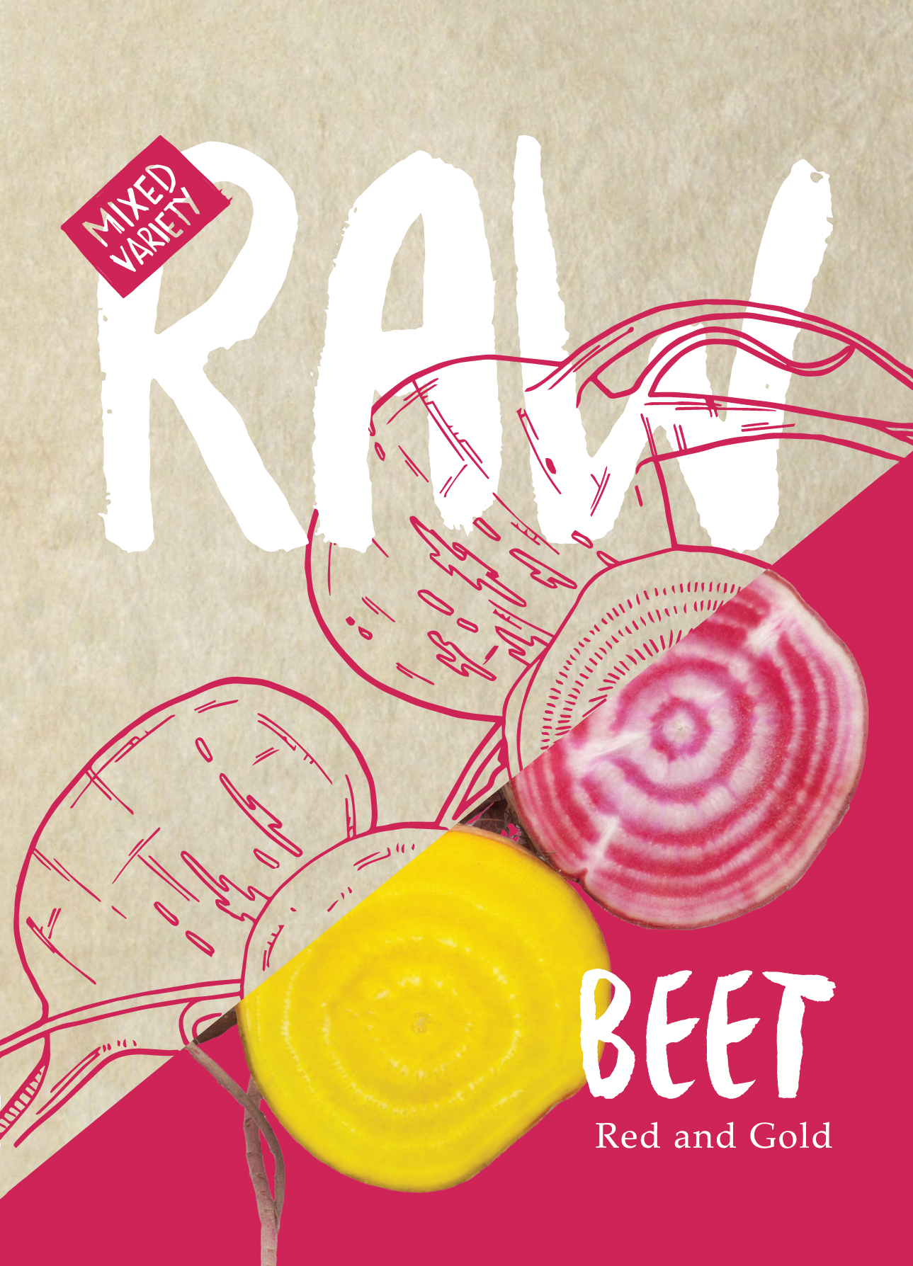 Beetroot Red & Gold Blend Seed