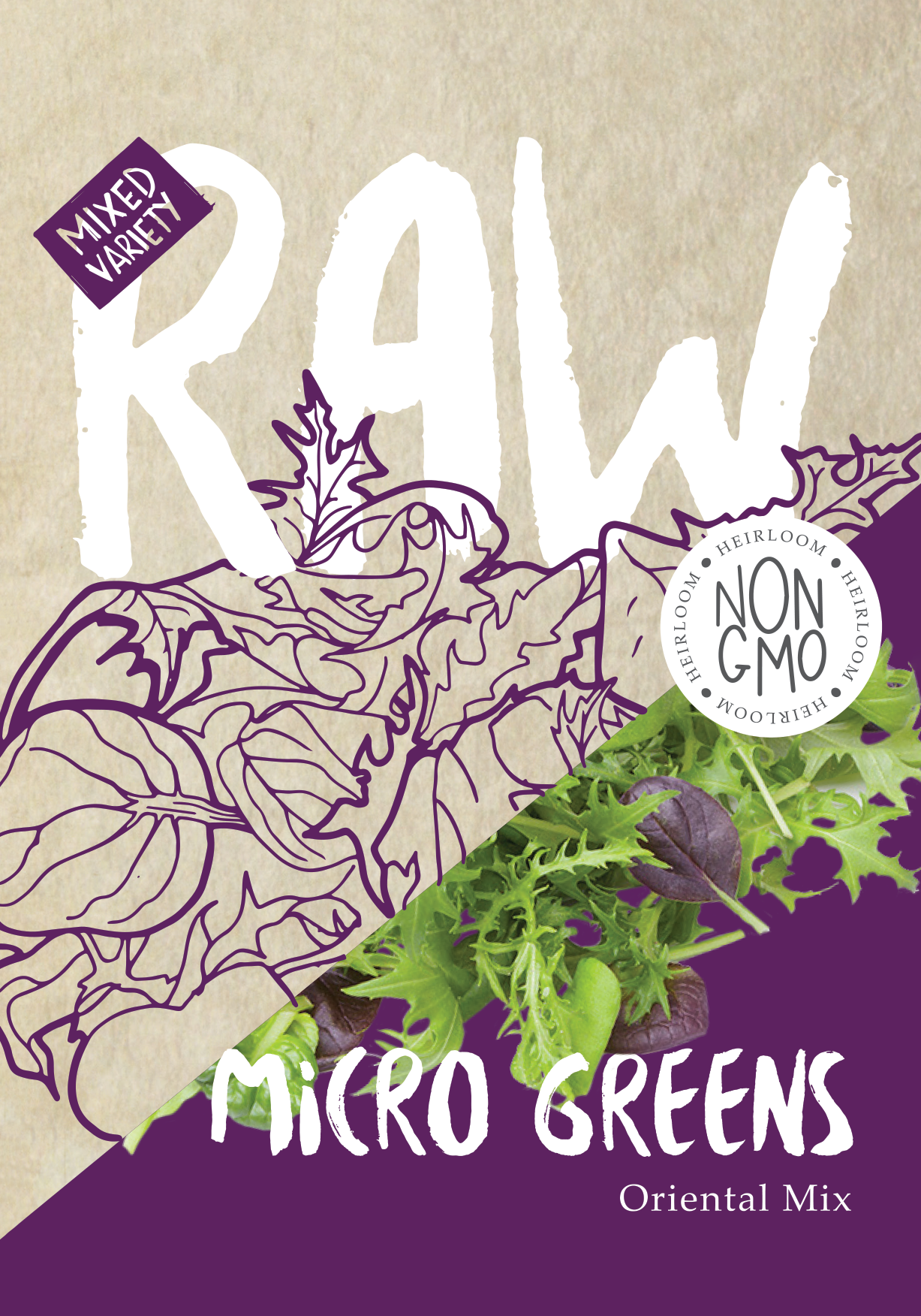 Microgreens Oriental Mix Seed