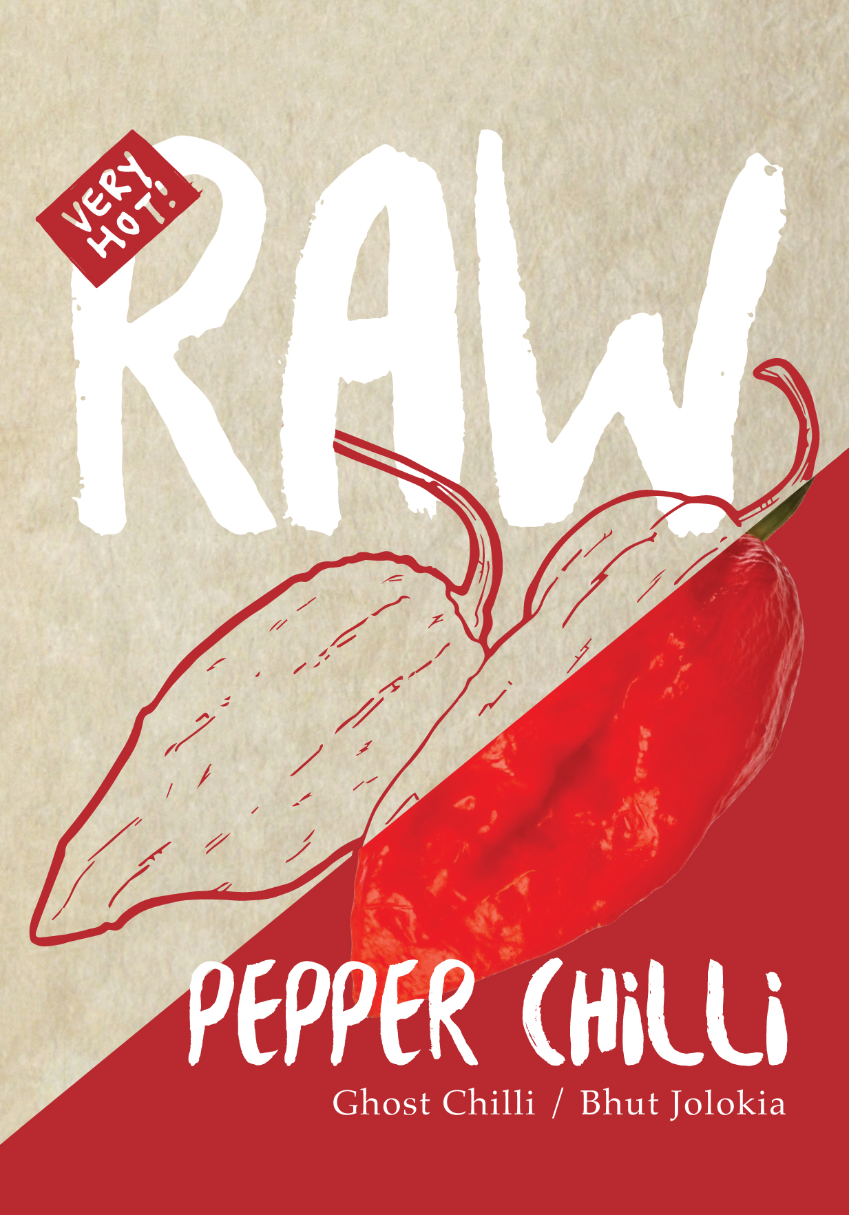 Capsicum Bhut Jolokia Red - Chili Seed