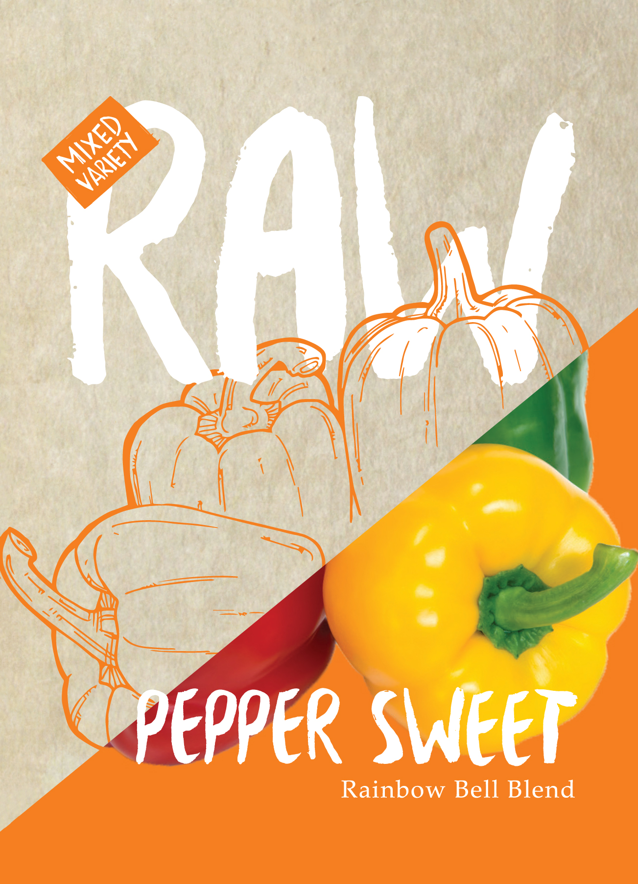 Capsicum Rainbow Bell Mix Seed