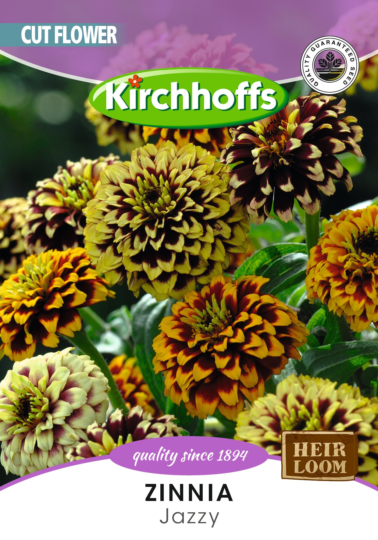 Zinnia Jazzy Fieldgrown Mix Seed