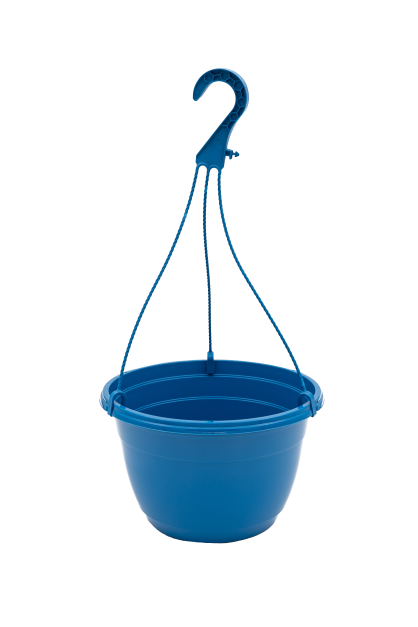 Hanging Baskets with Hanger- 20cm - blue